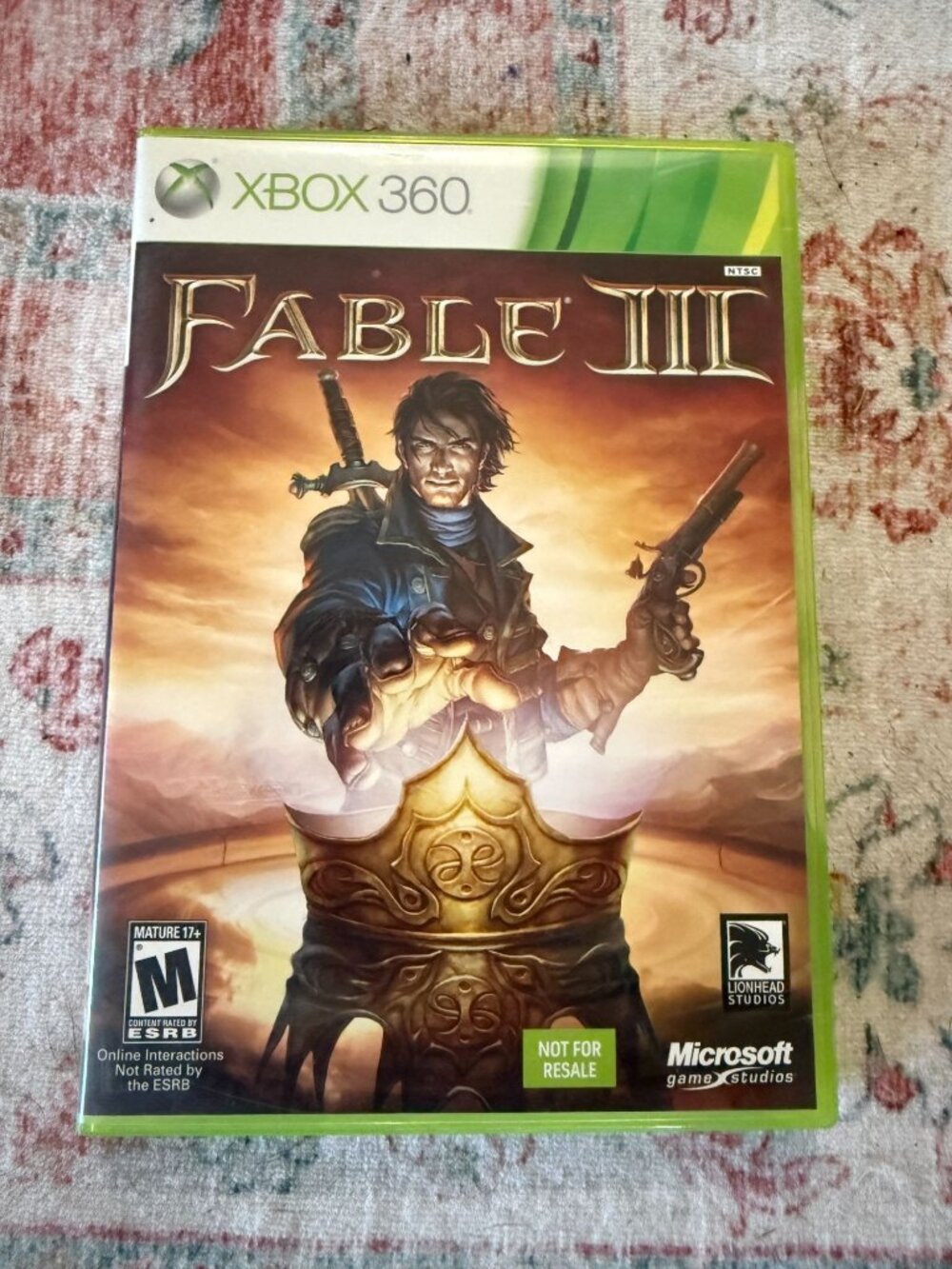 Fable III 3 Microsoft Xbox 360 2010 Complete CIB Great Condition US Seller RPG